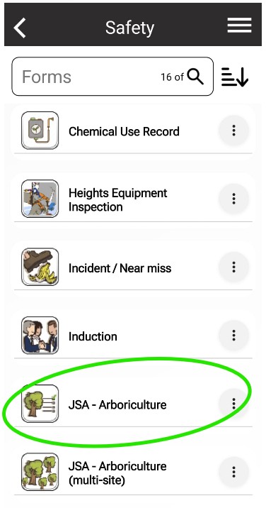 ProofSafe JSA for Arborists